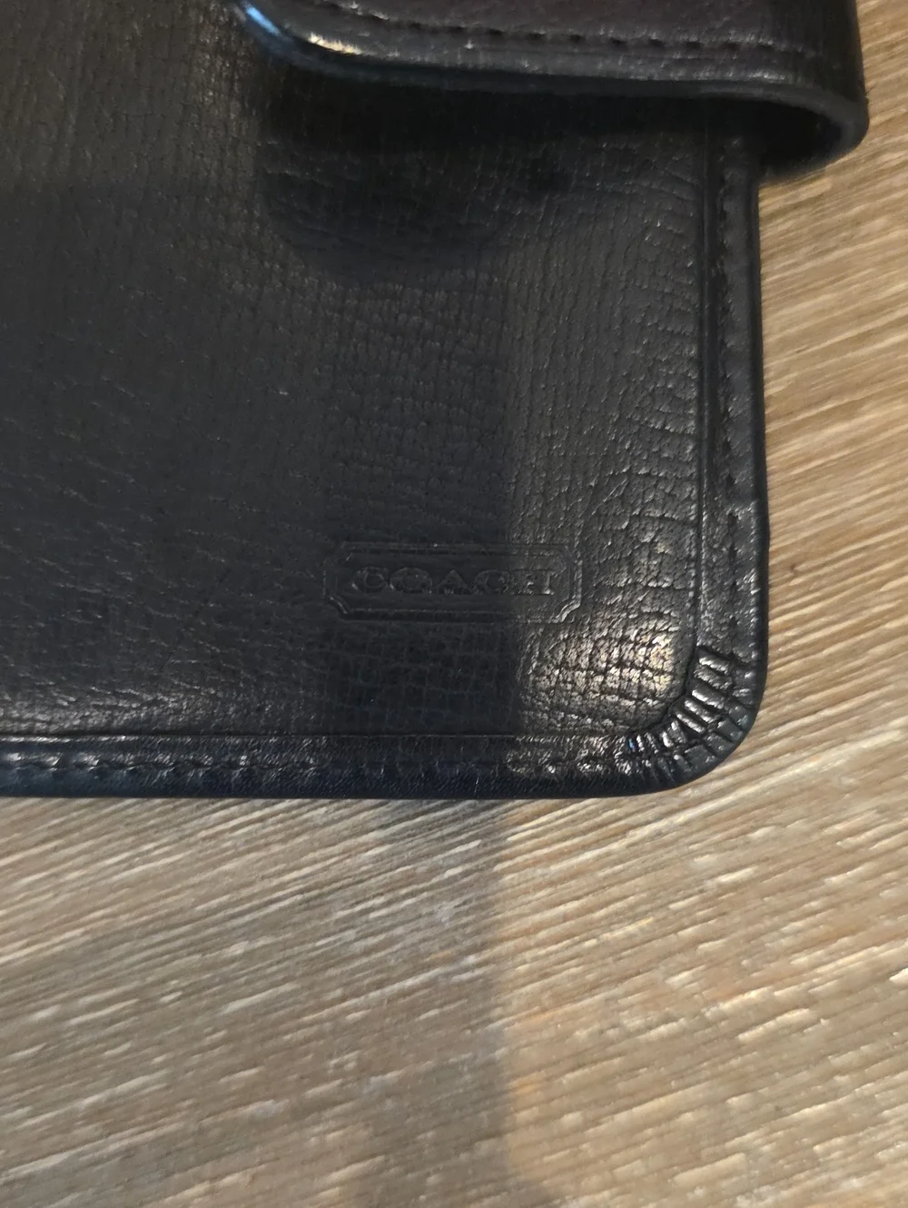 Coach Vintage Water Buffalo Leather Bi Fold